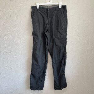 REI CO-OP Mens Pants Size 34x34 Grey Nylon Hiking Outdoor Camping Fishing